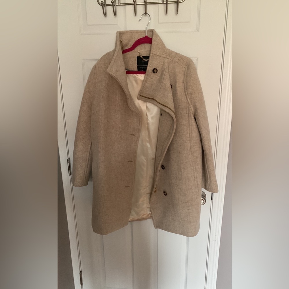J. Crew Villa Coat in Italian stadium-cloth wool